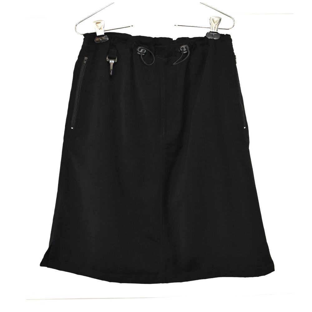 Ralph Ralph Lauren Black Skirt Sz Medium Knee Length Adjustable Closure Stretch
